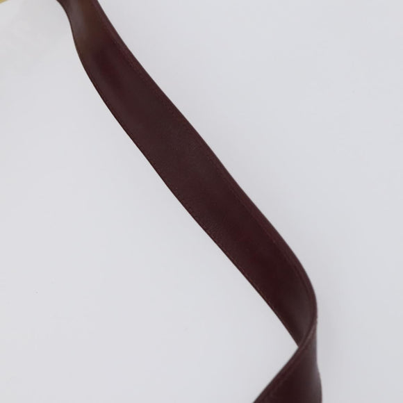 HERMES Givenchy Bally Bag Canvas Suede PVC 3 Set Beige Bordeaux Auth bs31062