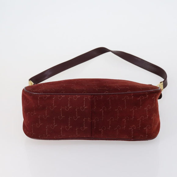 HERMES Givenchy Bally Tas Canvas Suède PVC 3-delig Beige Bordeaux Auth bs31062