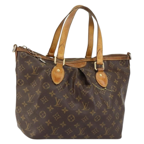 LOUIS VUITTON Monogram Palermo PM Tote Bag M40145 LV Auth bs31063