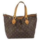 LOUIS VUITTON Monogram Palermo PM Tote Bag M40145 LV Auth bs31063-13