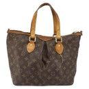 LOUIS VUITTON Monogram Palermo PM Tote Bag M40145 LV Auth bs31063-2