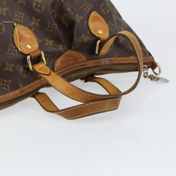 LOUIS VUITTON Monogram Palermo PM Tote Bag M40145 LV Auth bs31063