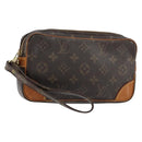 LOUIS VUITTON Monogram Marly Dragonne PM Clutch Bag M51827 LV Auth bs31068-1