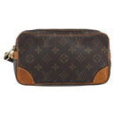 LOUIS VUITTON Monogram Marly Dragonne PM Clutch Bag M51827 LV Auth bs31068-13