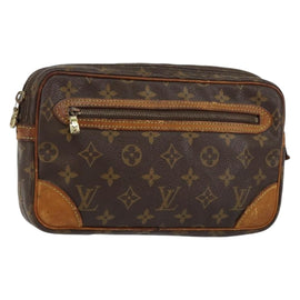LOUIS VUITTON Monogram Marly Dragonne GM Clutch Bag M51825 LV Auth bs31072