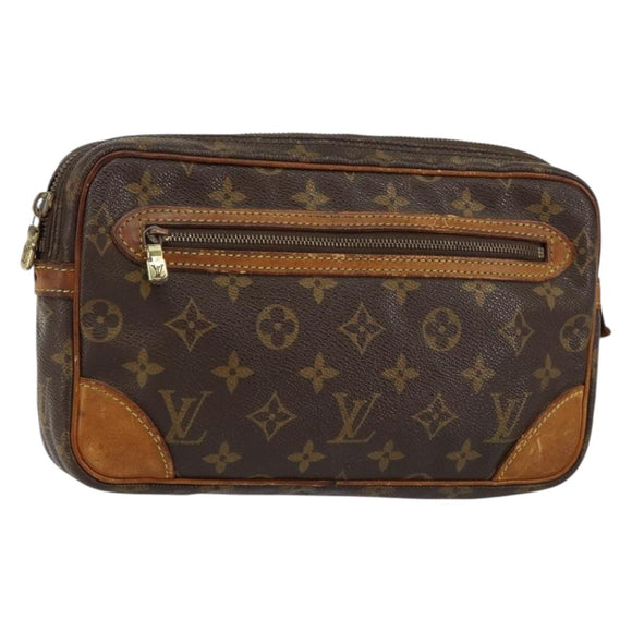 LOUIS VUITTON Monogram Marly Dragonne GM Clutch Bag M51825 LV Auth bs31072