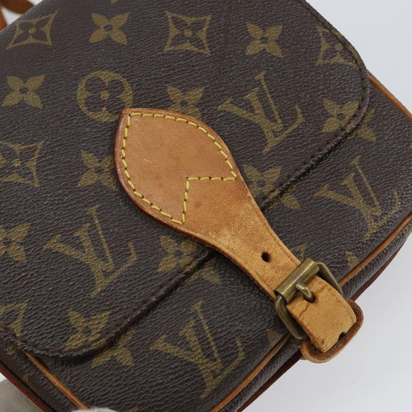 LOUIS VUITTON Monogram Cartouchiere PM Shoulder Bag M51254 LV Auth bs31073