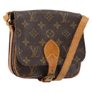 LOUIS VUITTON Monogram Cartouchiere PM Shoulder Bag M51254 LV Auth bs31074-1