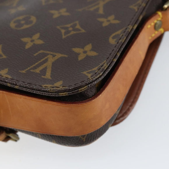 LOUIS VUITTON Monogram Cartouchiere PM Shoulder Bag M51254 LV Auth bs31074