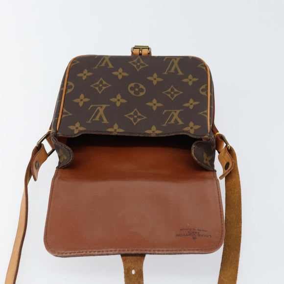 LOUIS VUITTON Monogram Cartouchiere PM Shoulder Bag M51254 LV Auth bs31074