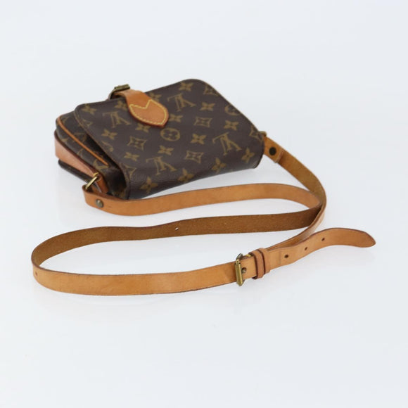 LOUIS VUITTON Monogram Cartouchiere PM Shoulder Bag M51254 LV Auth bs31074