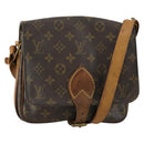 LOUIS VUITTON Monogram Cartouchiere MM Shoulder Bag M51253 LV Auth bs31075-1