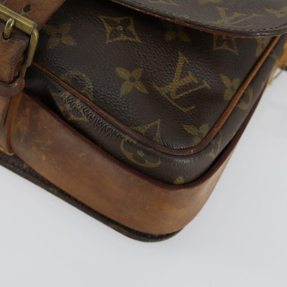 LOUIS VUITTON Monogram Cartouchiere MM Shoulder Bag M51253 LV Auth bs31075