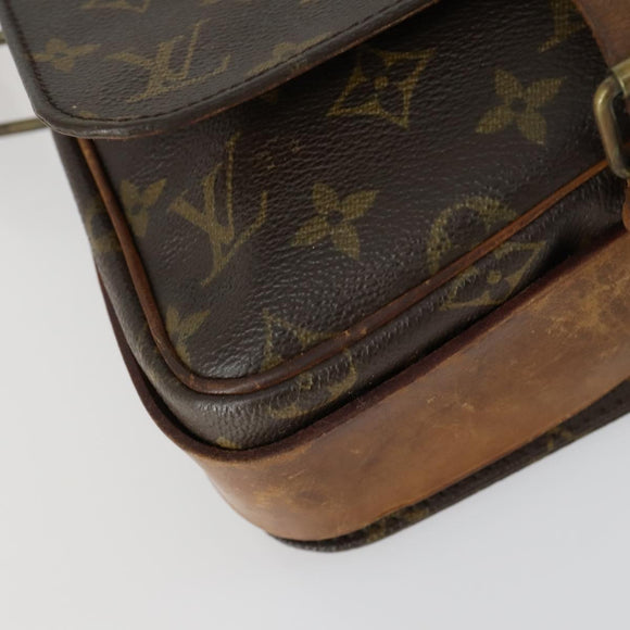 LOUIS VUITTON Monogram Cartouchiere MM Shoulder Bag M51253 LV Auth bs31075