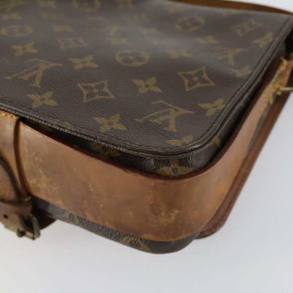 LOUIS VUITTON Monogram Cartouchiere MM Shoulder Bag M51253 LV Auth bs31075