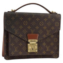 LOUIS VUITTON Monogram Monceau 28 Hand Bag M51185 LV Auth bs31077-1