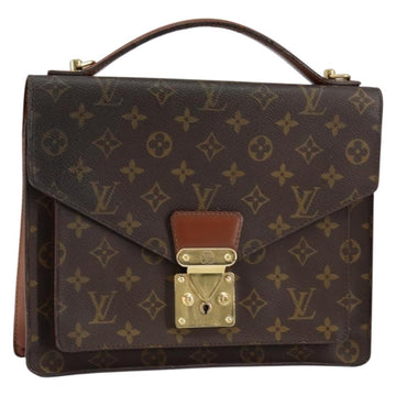 LOUIS VUITTON Monogram Monceau 28 Hand Bag M51185 LV Auth bs31077