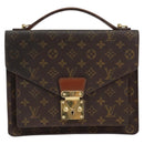 LOUIS VUITTON Monogram Monceau 28 Hand Bag M51185 LV Auth bs31077-13