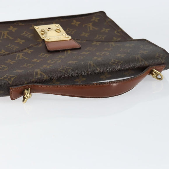 LOUIS VUITTON Monogram Monceau 28 Hand Bag M51185 LV Auth bs31077
