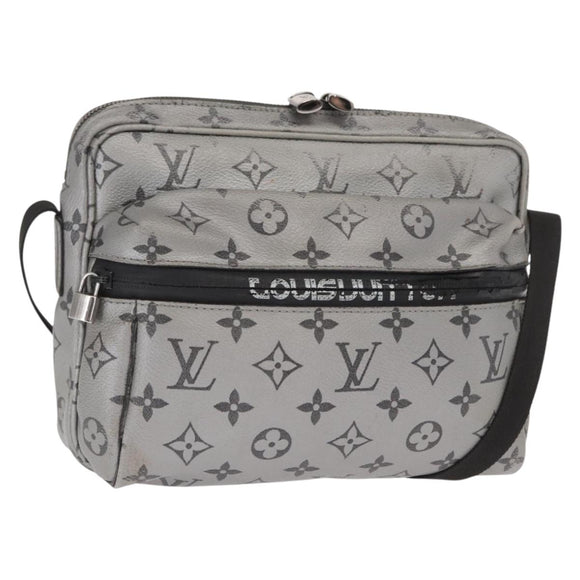 LOUIS VUITTON Monogram Reflect Messenger PM Bag Silver M43859 LV Auth bs31079