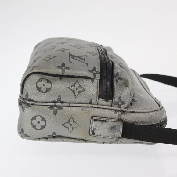 LOUIS VUITTON Monogram Reflect Messenger PM Bag Silver M43859 LV Auth bs31079