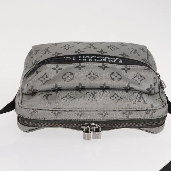LOUIS VUITTON Monogram Reflect Messenger PM Bag Silver M43859 LV Auth bs31079