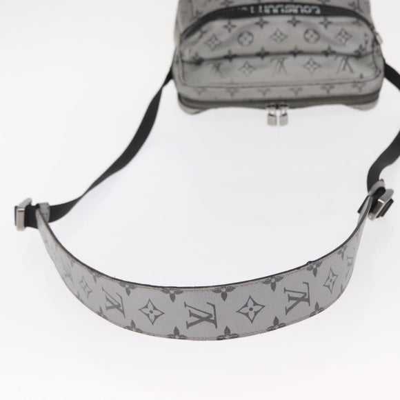 LOUIS VUITTON Monogram Reflect Messenger PM Bag Silver M43859 LV Auth bs31079
