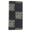 LOUIS VUITTON Damier Graphite Porte Feuille Brother Wallet N61211 Auth bs31080-1