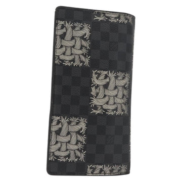 LOUIS VUITTON Damier Graphite Porte Feuille Brother Wallet N61211 Auth bs31080 - 0