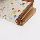 LOUIS VUITTON Multicolor Portefeuille Viennois Wallet White M92987 Auth bs31081-16