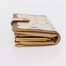 LOUIS VUITTON Multicolor Portefeuille Viennois Wallet White M92987 Auth bs31081-4