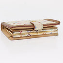 LOUIS VUITTON Multicolor Portefeuille Viennois Wallet White M92987 Auth bs31081-5