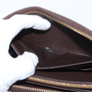 LOUIS VUITTON Damier Ebene Zippy Wallet Long Wallet N41661 LV Auth bs31083-17