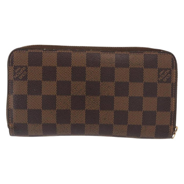 LOUIS VUITTON Damier Ebene Zippy Wallet Long Wallet N41661 LV Auth bs31083 - 0