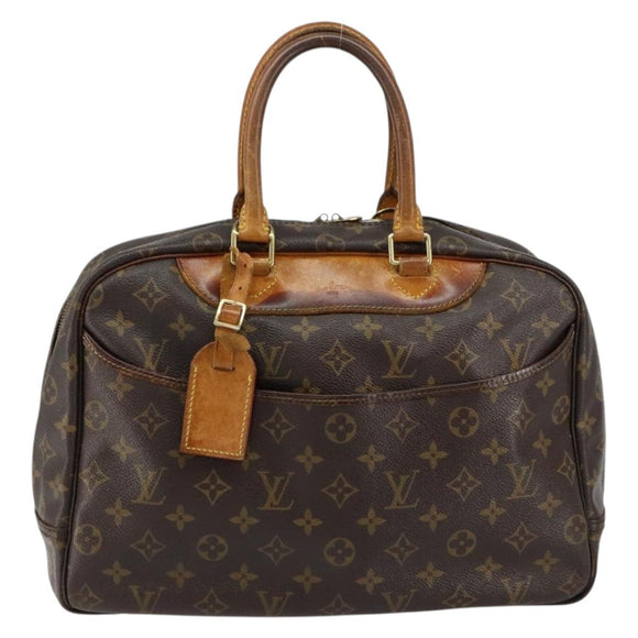 LOUIS VUITTON Monogram Deauville Hand Bag M47270 LV Auth bs31089
