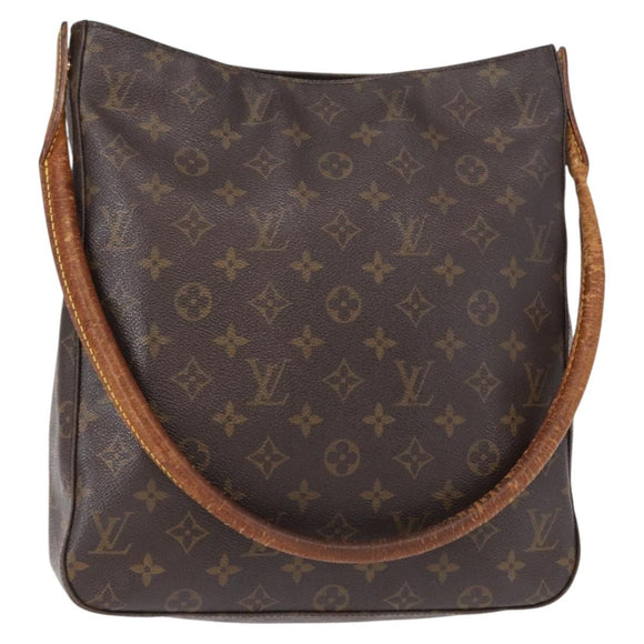 LOUIS VUITTON Monogram Looping GM Shoulder Bag M51145 LV Auth bs31091