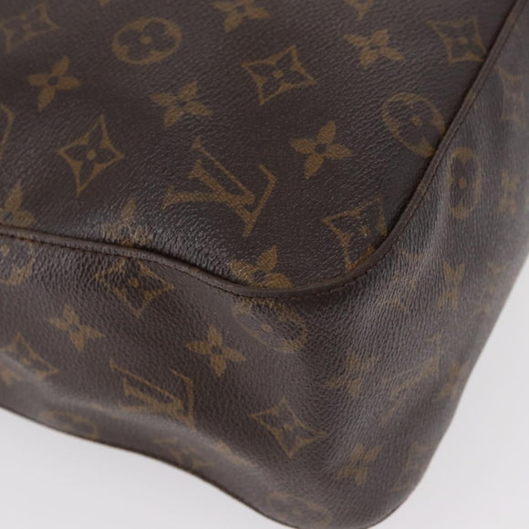 LOUIS VUITTON Monogram Looping GM Shoulder Bag M51145 LV Auth bs31091