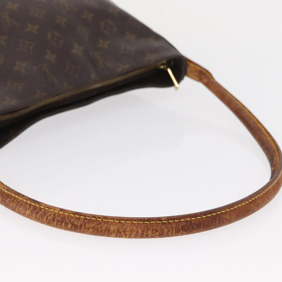 LOUIS VUITTON Monogram Looping GM Shoulder Bag M51145 LV Auth bs31091