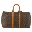 LOUIS VUITTON Monogram Keepall 45 Boston Bag M41428 LV Auth bs31093-3