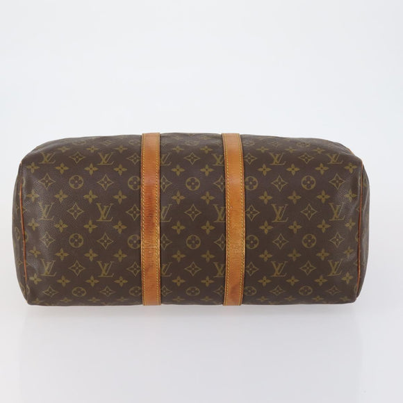 LOUIS VUITTON Monogram Keepall 45 Boston Bag M41428 LV Auth bs31093