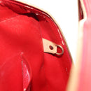 LOUIS VUITTON Monogram Vernis Sutton Hand Bag Red Rouge M91080 LV Auth bs31095-21