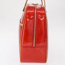 LOUIS VUITTON Monogram Vernis Sutton Hand Bag Red Rouge M91080 LV Auth bs31095-4