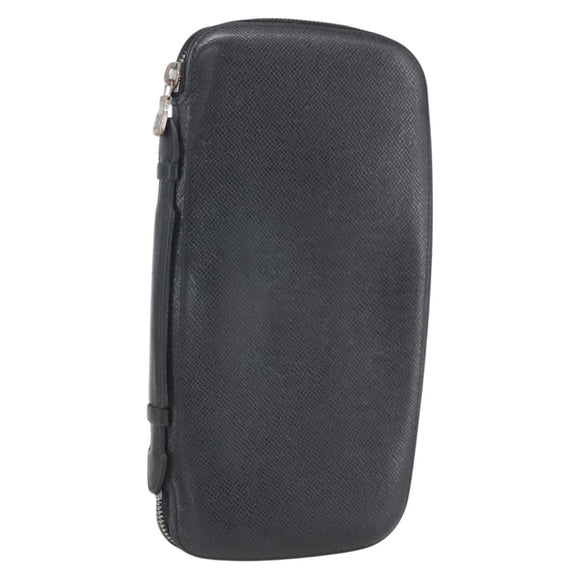 LOUIS VUITTON Organizer Atholl Travel Case Black M63042 LV Auth bs31096