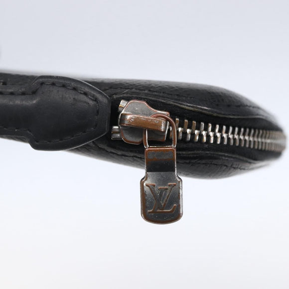 LOUIS VUITTON Organizer Atholl Travel Case Black M63042 LV Auth bs31096