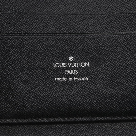 LOUIS VUITTON Organizer Atholl Travel Case Black M63042 LV Auth bs31096