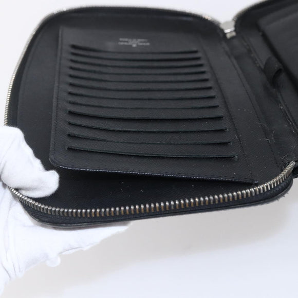 LOUIS VUITTON Organizer Atholl Travel Case Black M63042 LV Auth bs31096