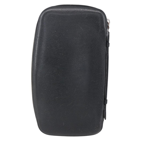 LOUIS VUITTON Organizer Atholl Travel Case Black M63042 LV Auth bs31096