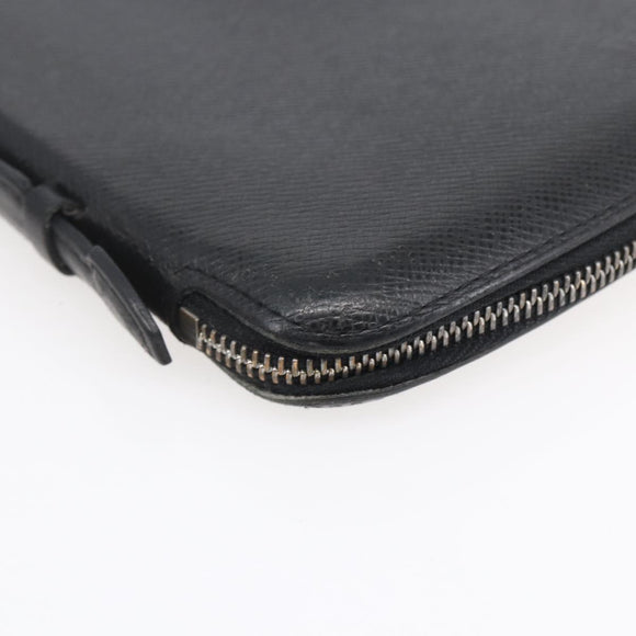 LOUIS VUITTON Organizer Atholl Travel Case Black M63042 LV Auth bs31096