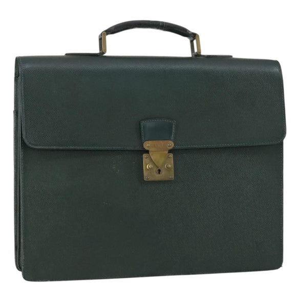 LOUIS VUITTON Taiga Serviette Moskova Business Bag Epicea M30034 LV Auth bs31098