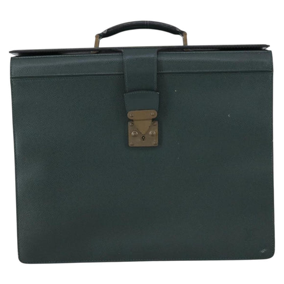 LOUIS VUITTON Taiga Pilot Case Ural Business Bag Epicea M30024 LV Auth bs31099